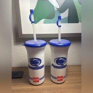 Penn State Coca Cola 32 Ounce Drink Cups Vintage